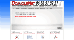 Desktop Screenshot of domicilenet.fr